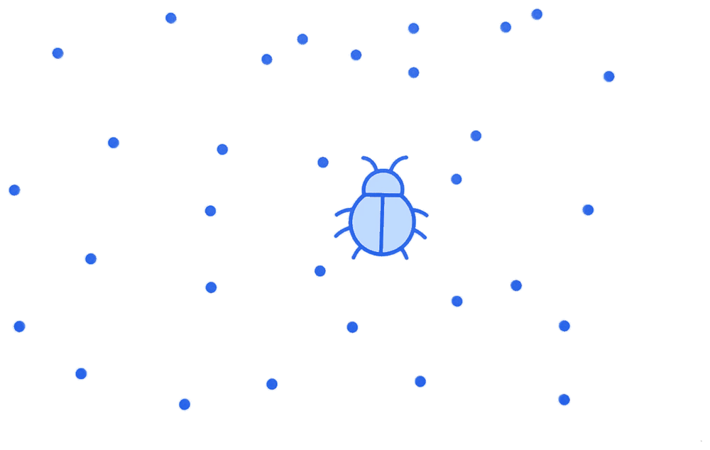 A real bug hidden in noise
